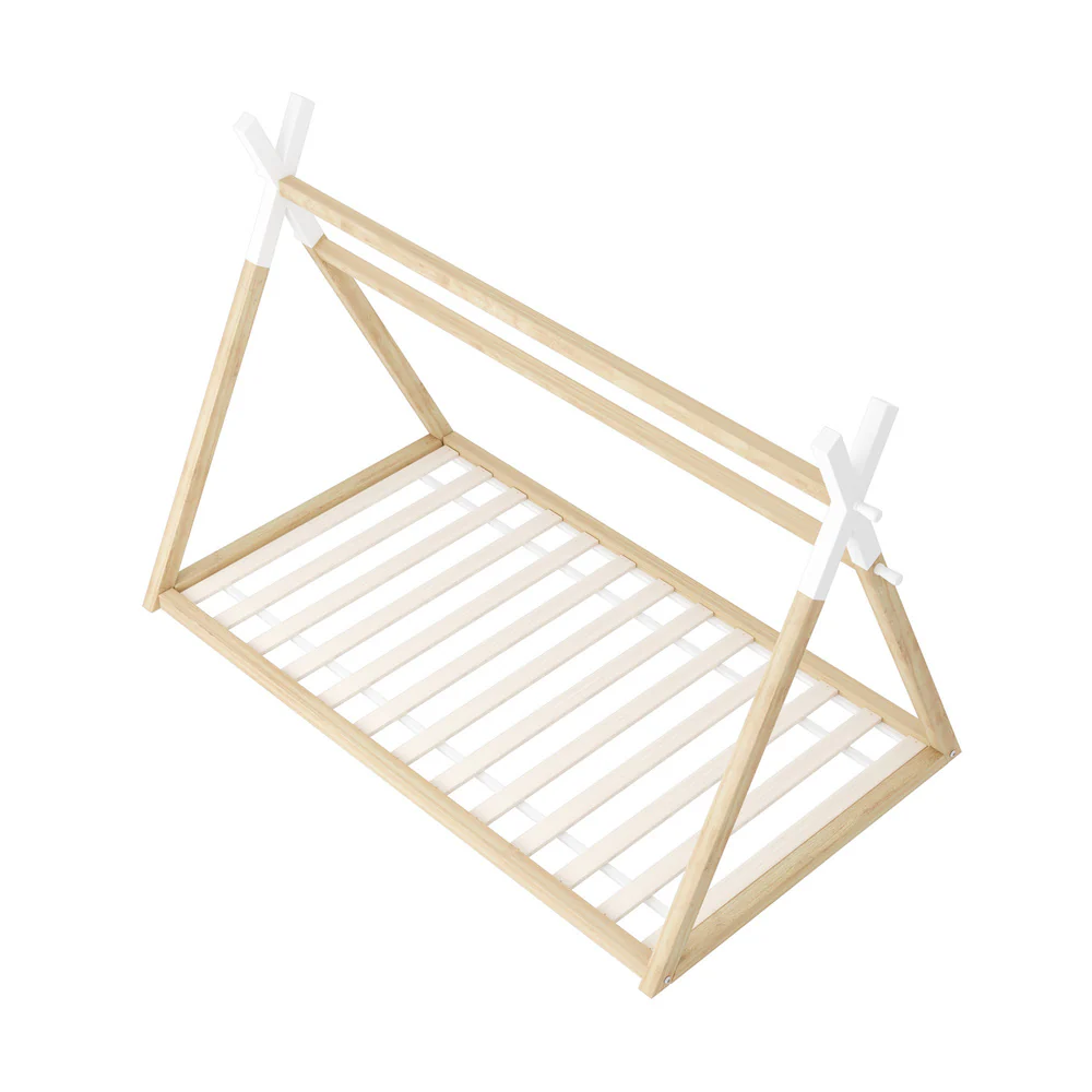 Alessa Teepee King Single Bed Frame White - Image 6