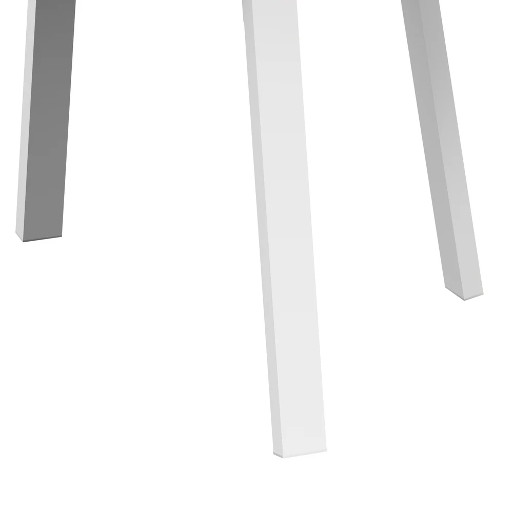 Amos Storage Shelf Dining Table White - Image 6