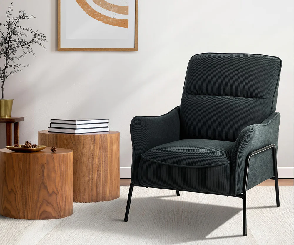 Atticus Armchair Grey - Image 2