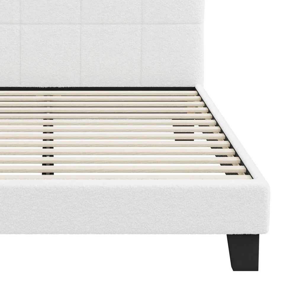 Aurelia Boucle Bed Frame - Double - Image 4