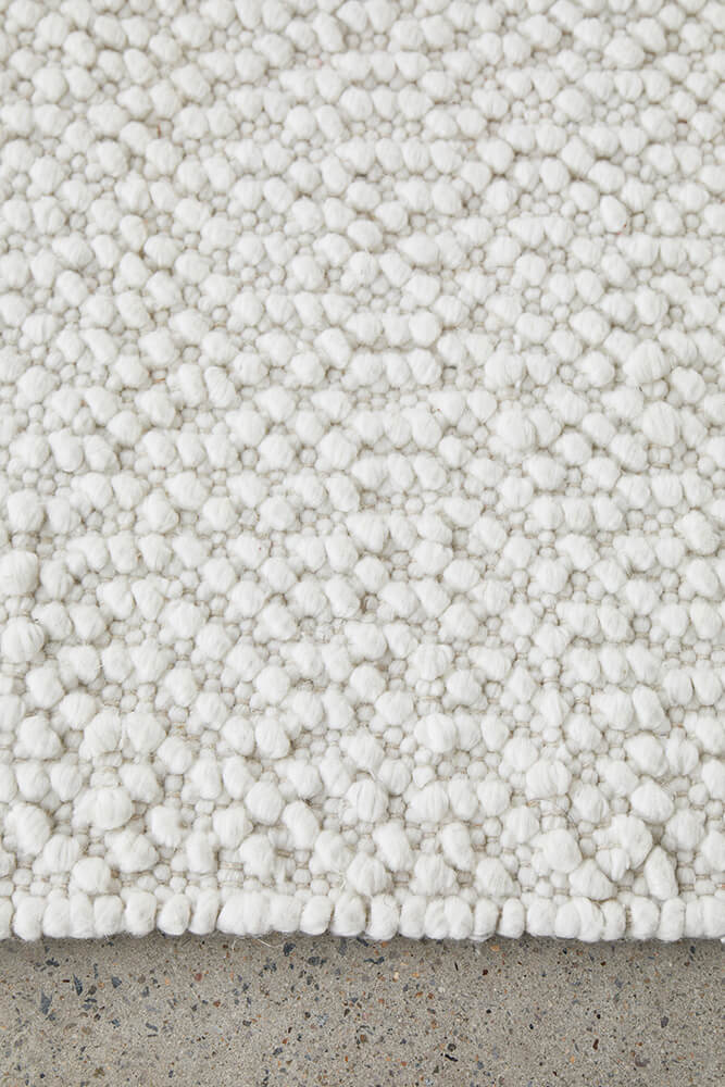 Boucle Rug - White - Image 3