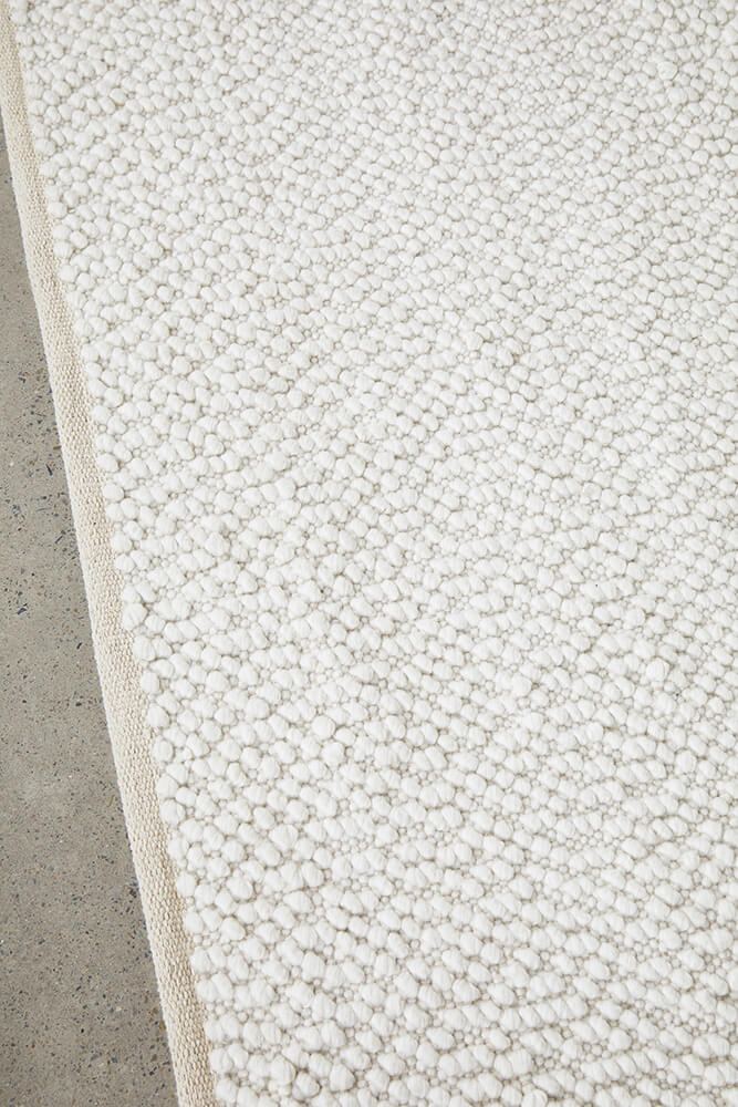 Boucle Rug - White - Image 4