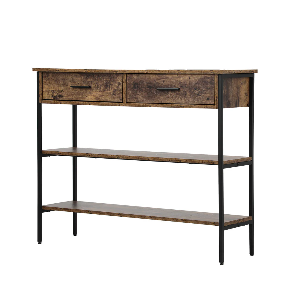Caralie Console Table Brown - Image 3