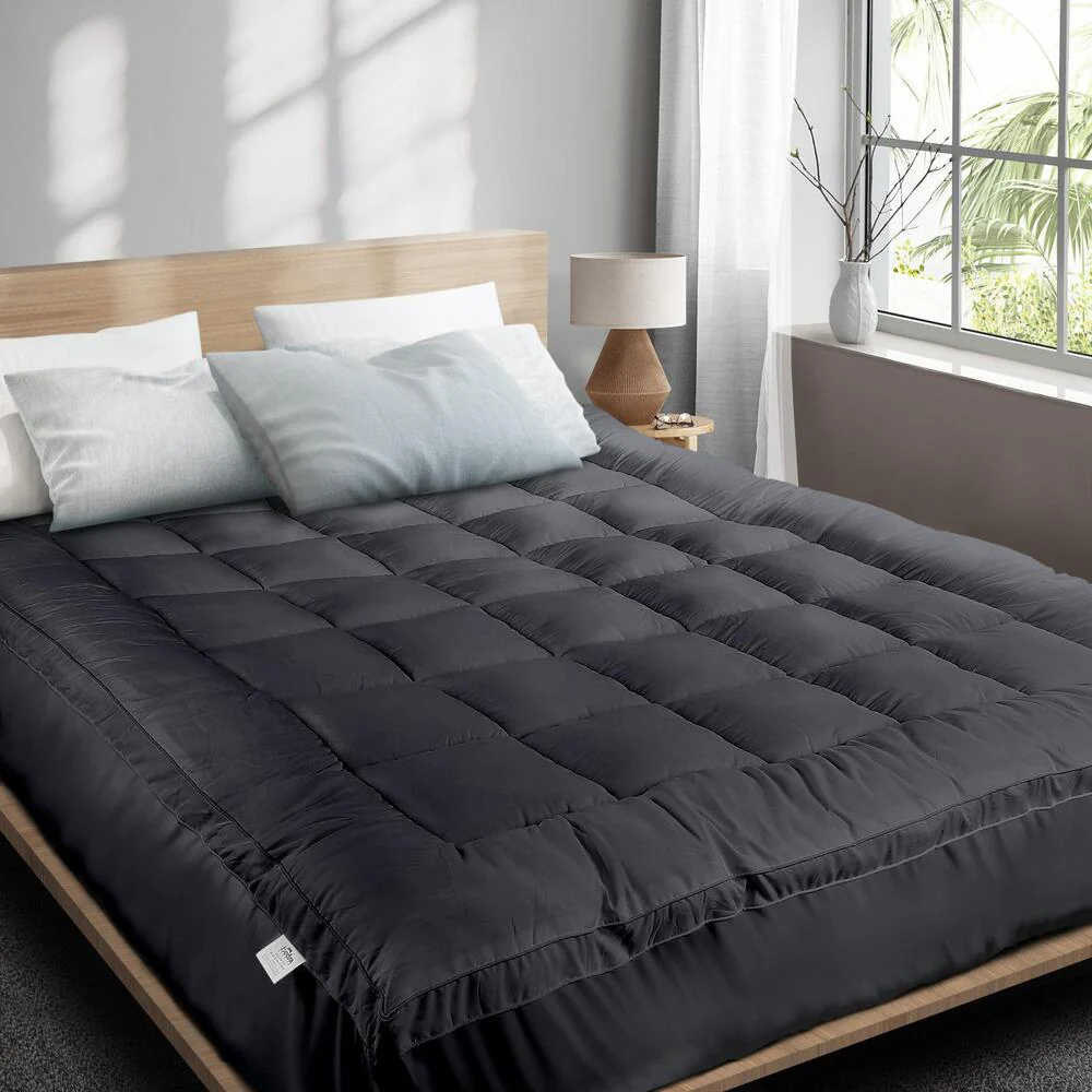 Charcoal Pillowtop Mattress Topper - Image 4