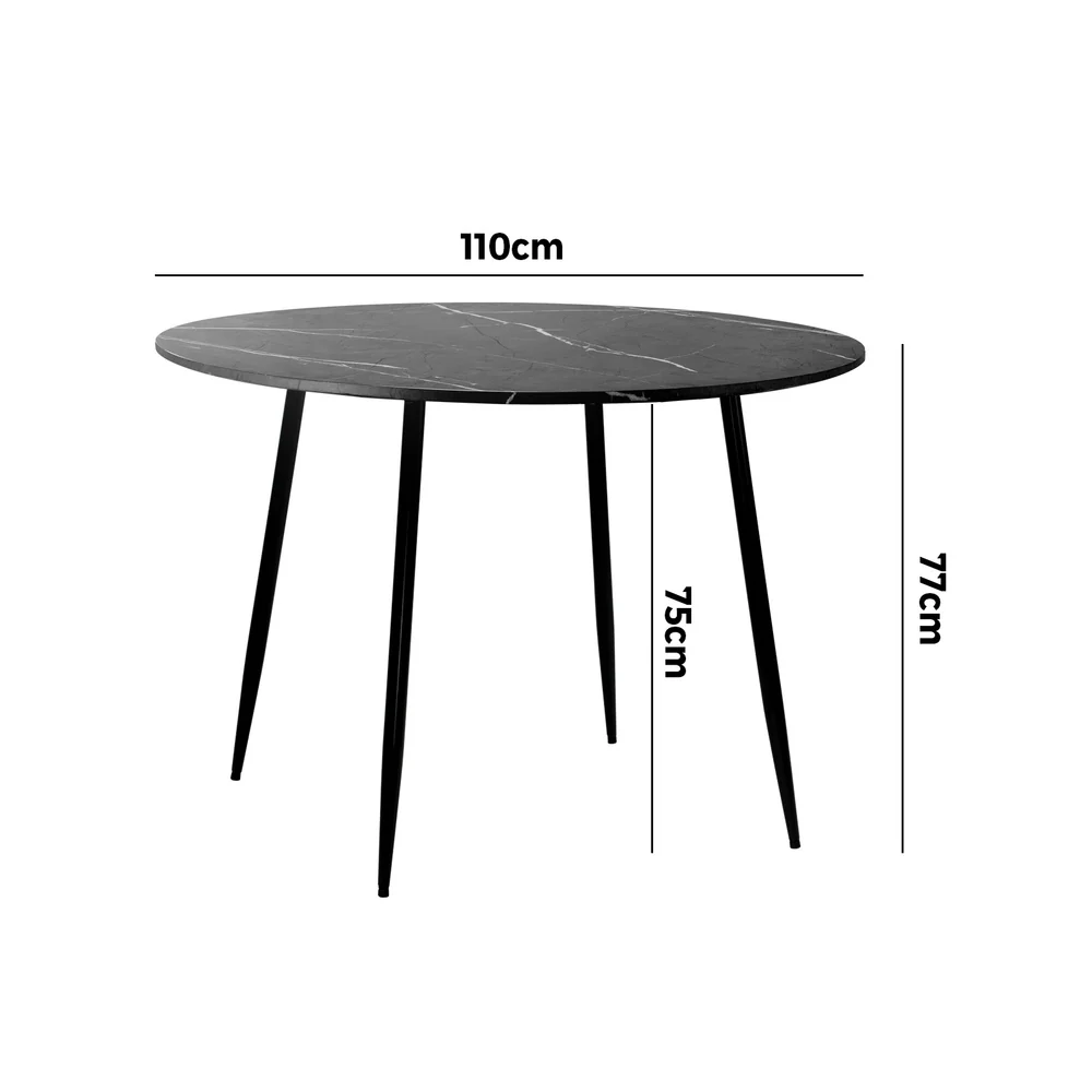 Clark Dining Table Black - Image 5