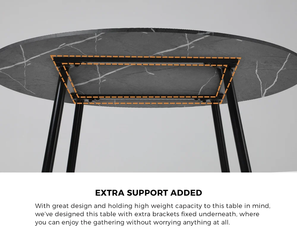 Clark Dining Table Black - Image 9