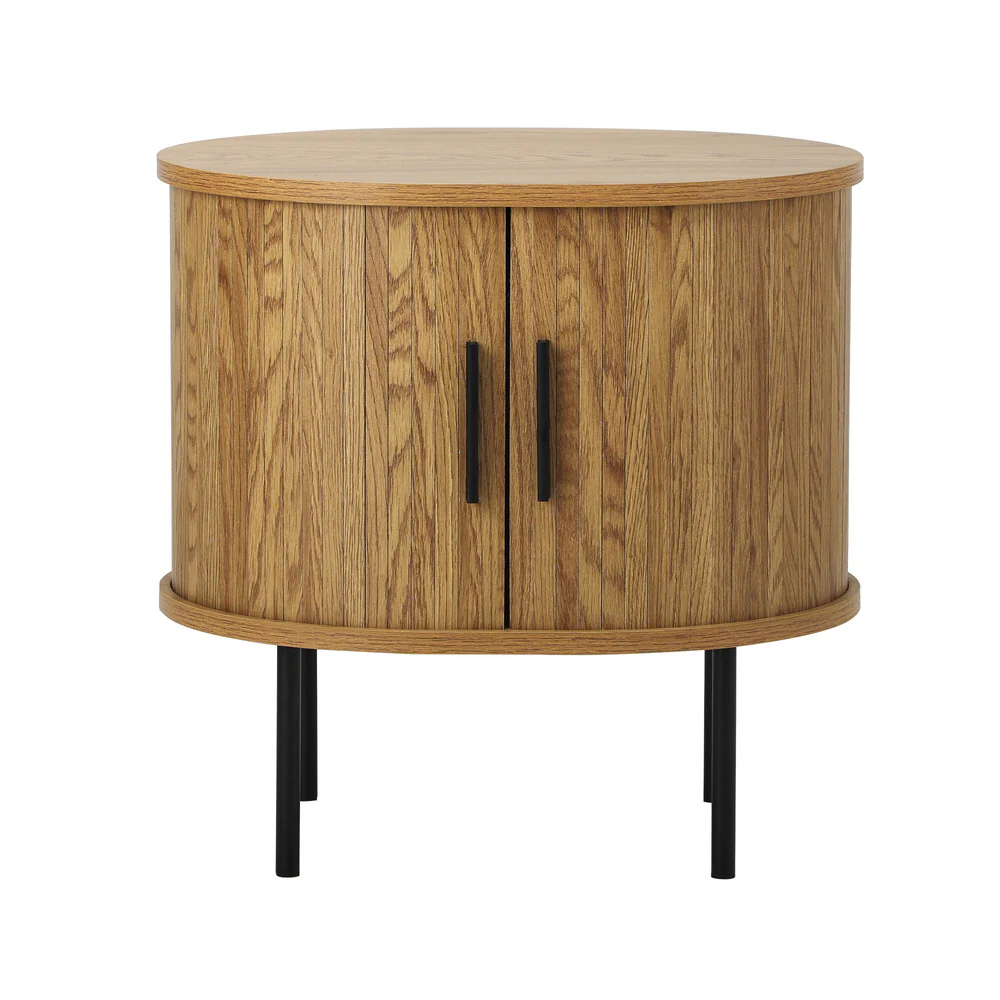 Crown Bedside Table Natural - Image 3