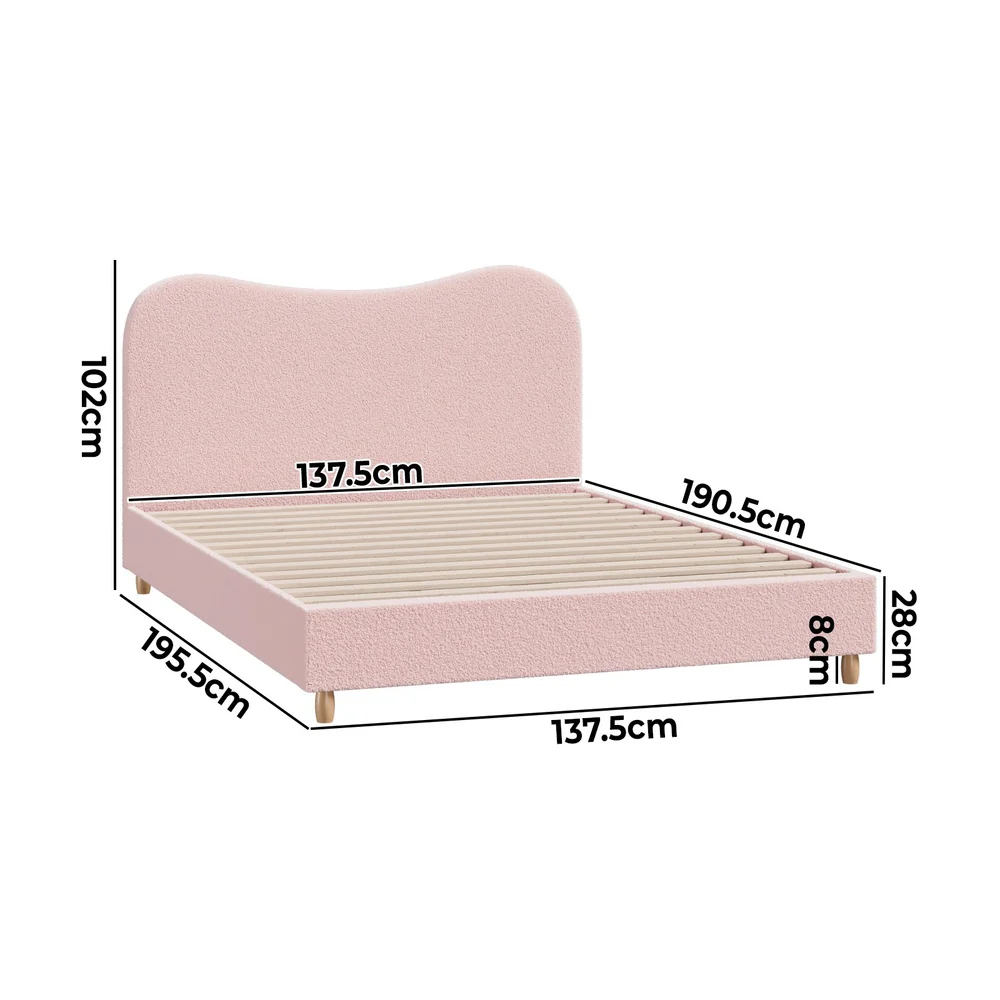 Darwin Boucle Bed Frame - Image 5
