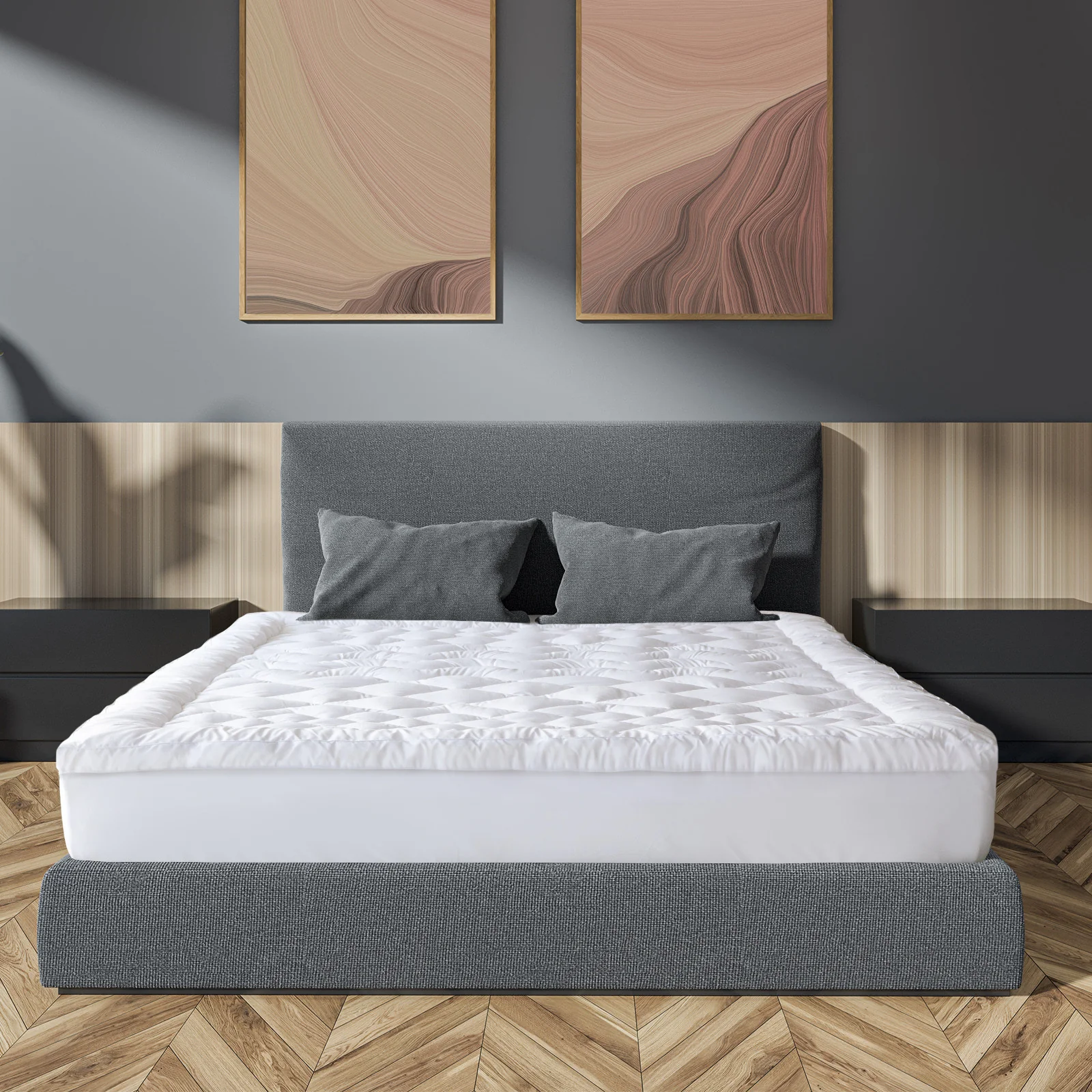 Deluxe 1200GSM Mattress Topper - Image 2