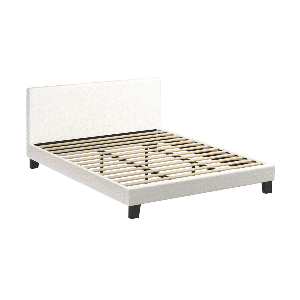 Demetrius Boucle Bed Frame - King - Image 3