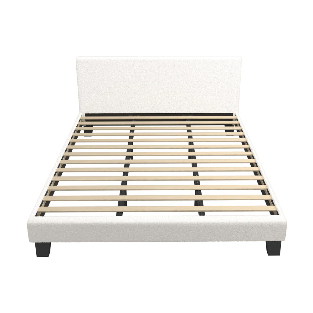 Demetrius Boucle Bed Frame - King - Image 4