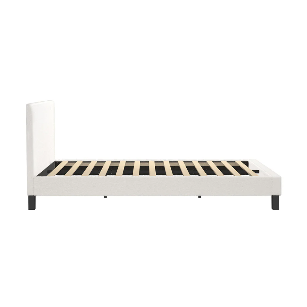 Demetrius Boucle Bed Frame - Queen - Image 7