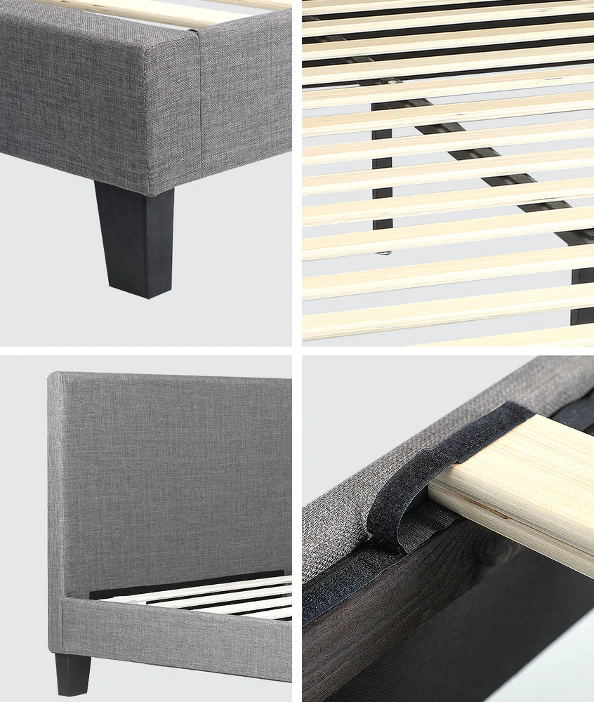 Demetrius Upholstered Bed Frame - Double - Image 8