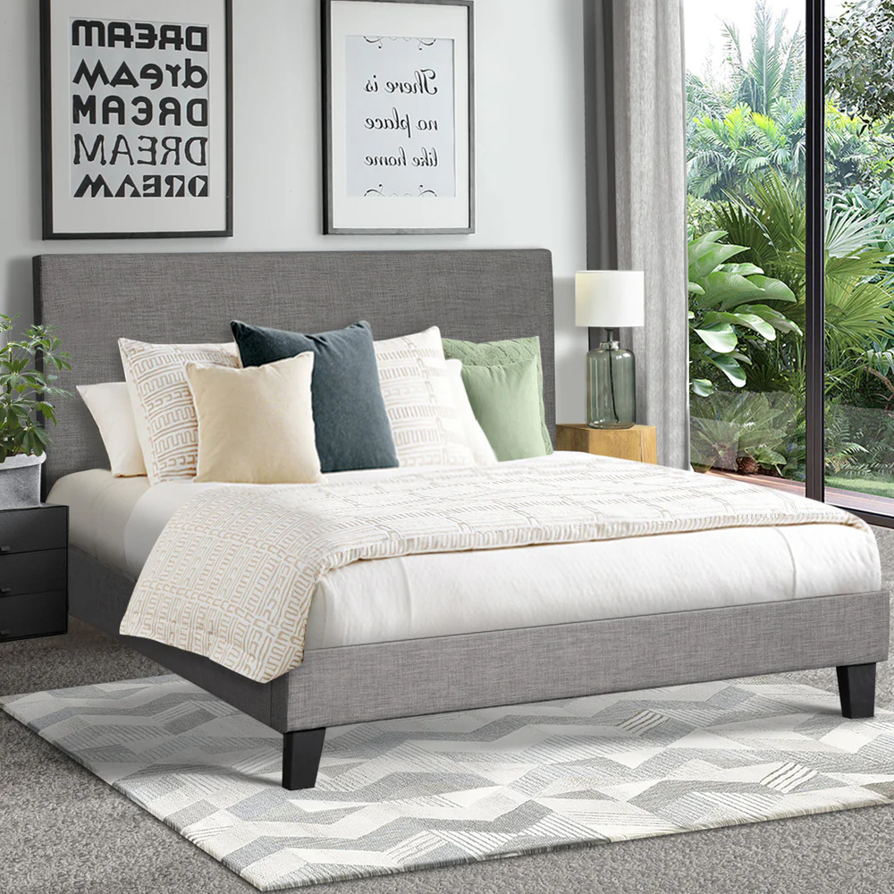 Demetrius Upholstered Bed Frame - Queen - Image 7