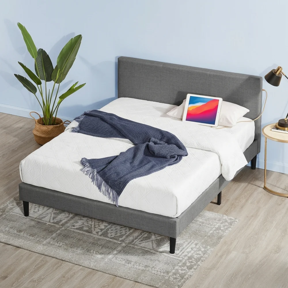 Essentials BiB Queen Bed Frame with USB - Image 3