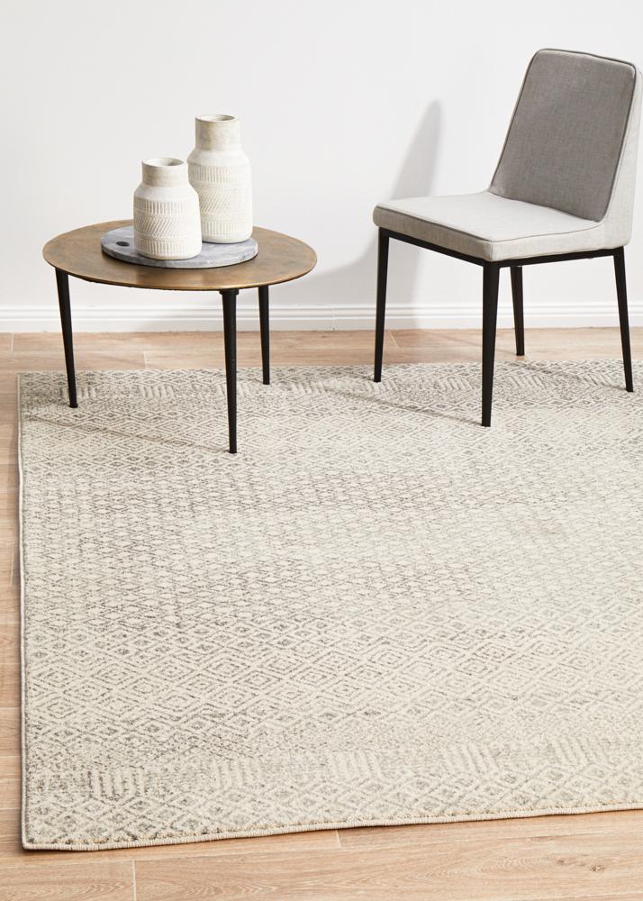 Evoke Rug - Diamond Grey