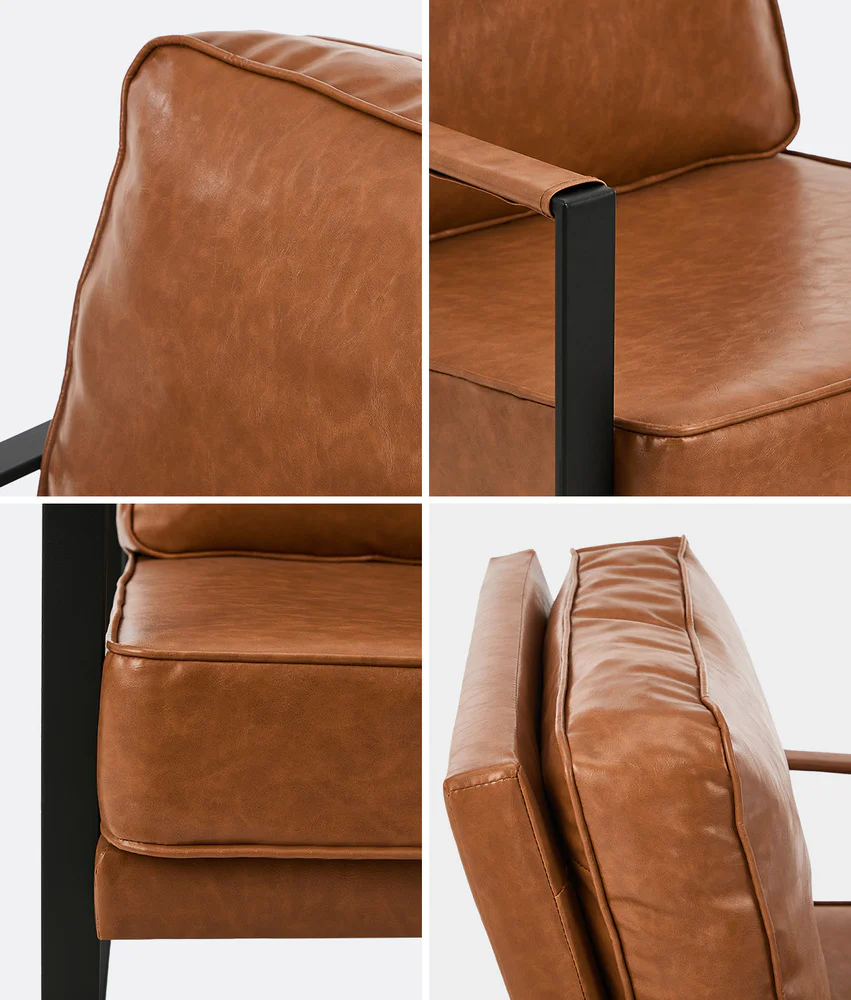 Ivy Armchair Brown - Image 8