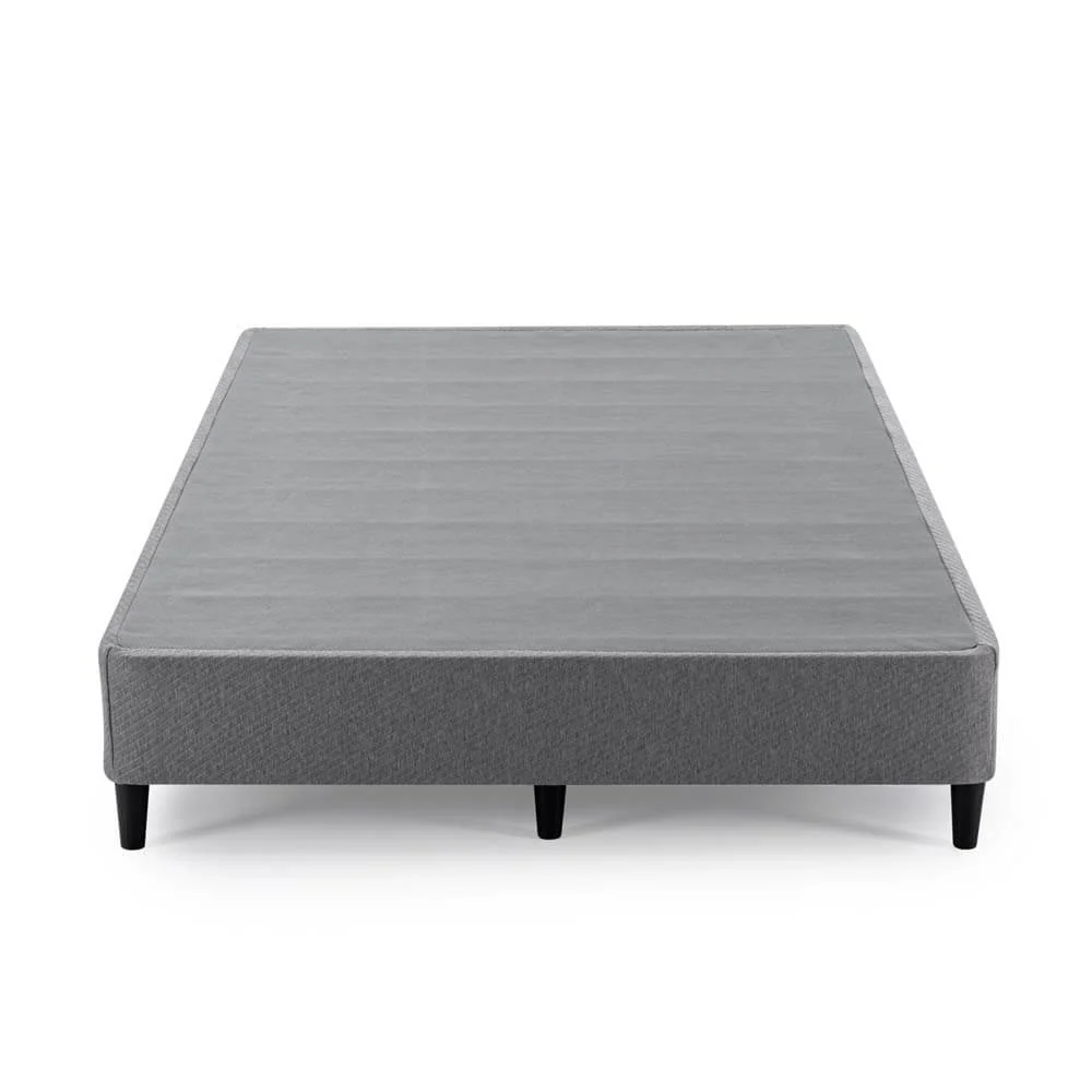 Keenan Fabric Bed Base Dark Grey Single - Image 7