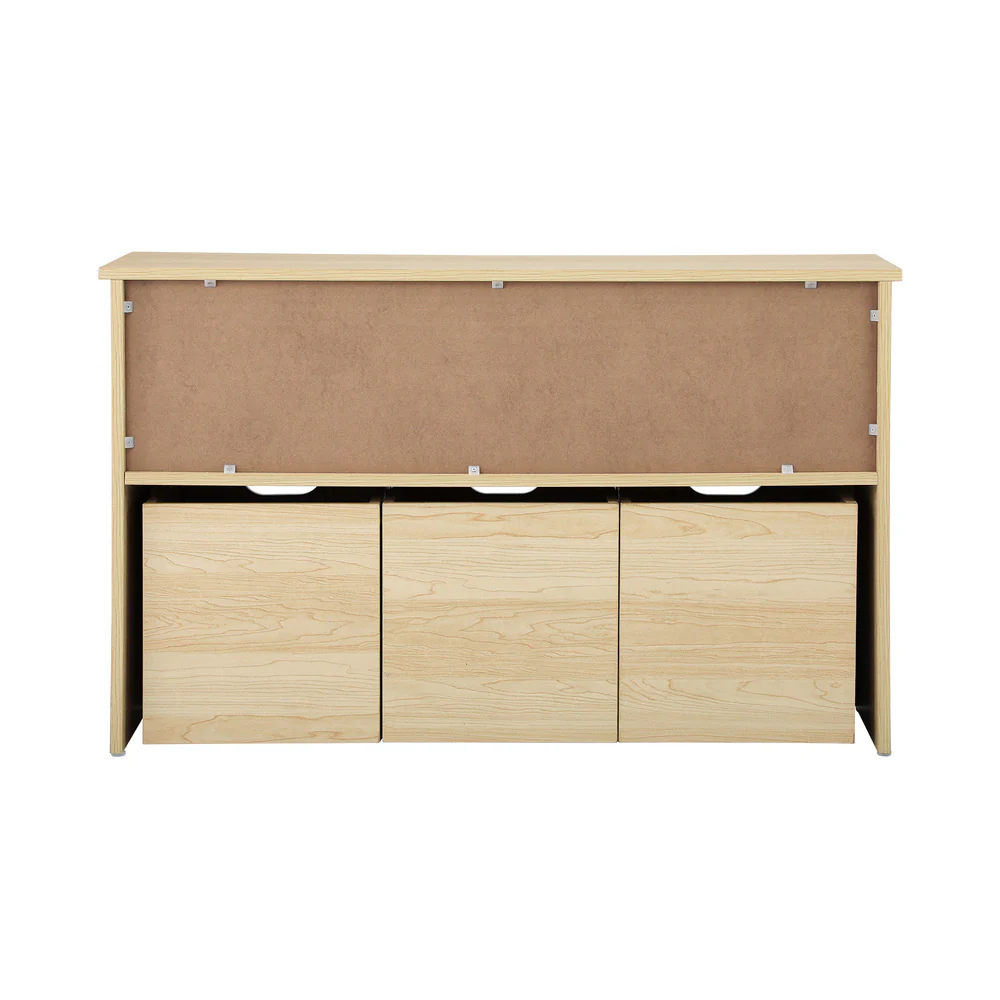 Kids' Mika Bookshelf & Toy Storage Natural - Image 9