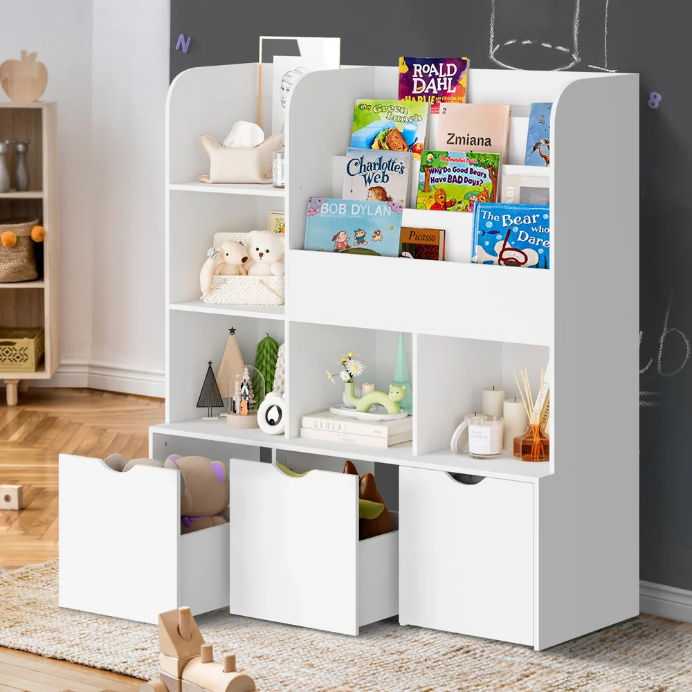 Kids' Talia Bookcase with Storage - Image 2