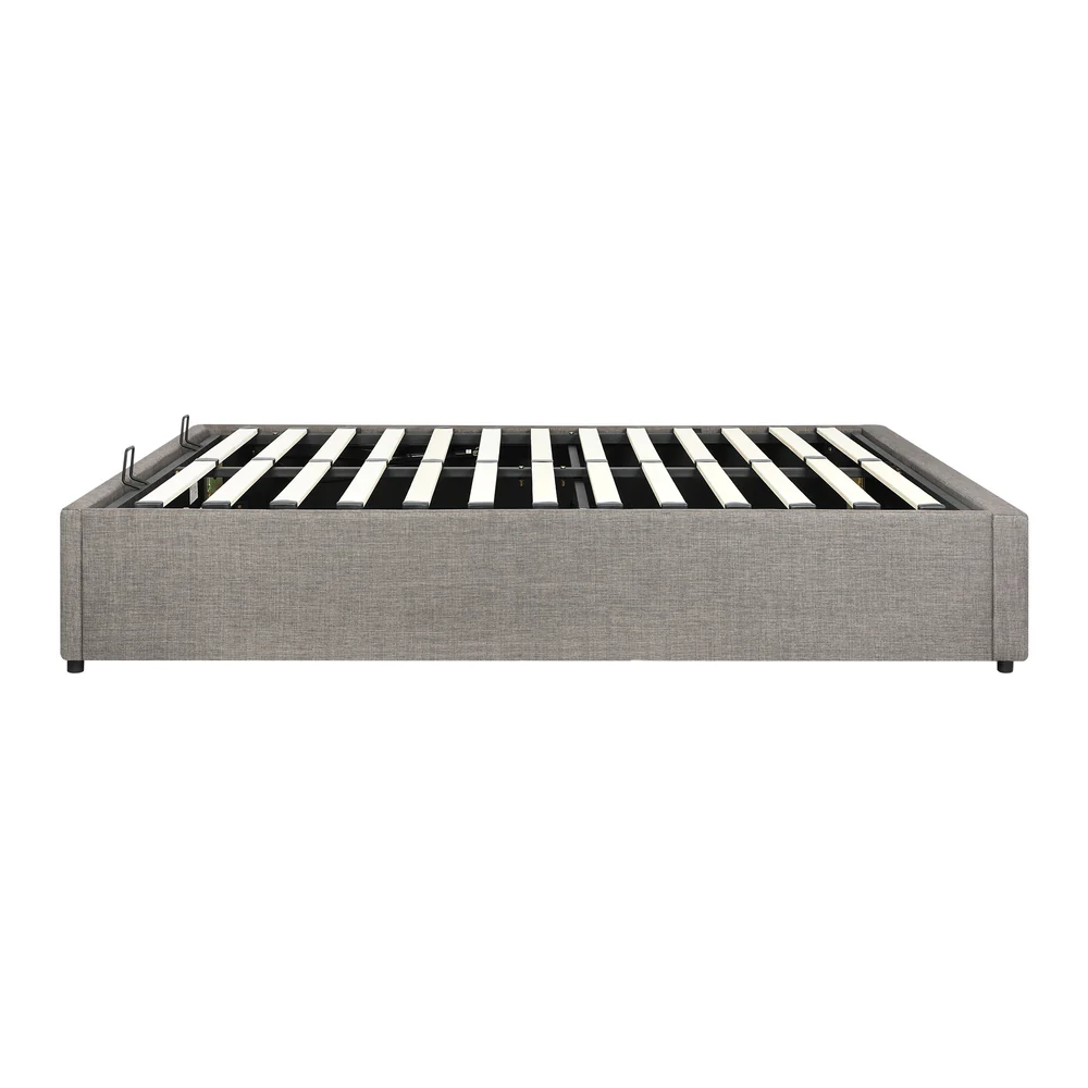 Larkham Grey Gas Lift Bed Base - Double - Image 6