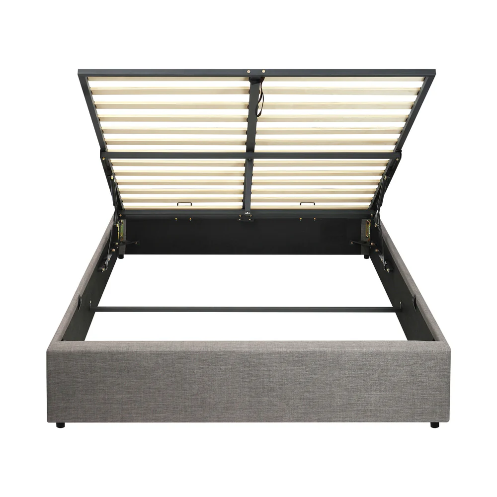 Larkham Grey Gas Lift Bed Base - Queen - Image 7