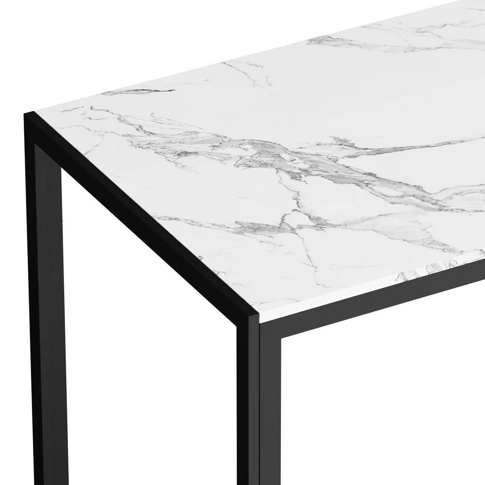Marlo 4 seater Dining Table White - Image 6
