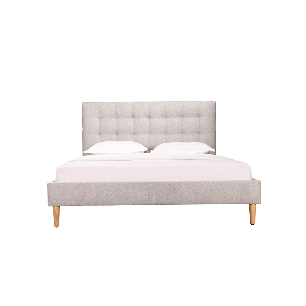 Mason Upholstered Queen Bed Frame With USB - Image 5