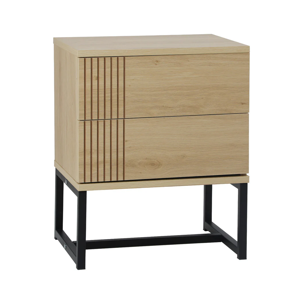 Michaela Bedside Table Natural - Image 2