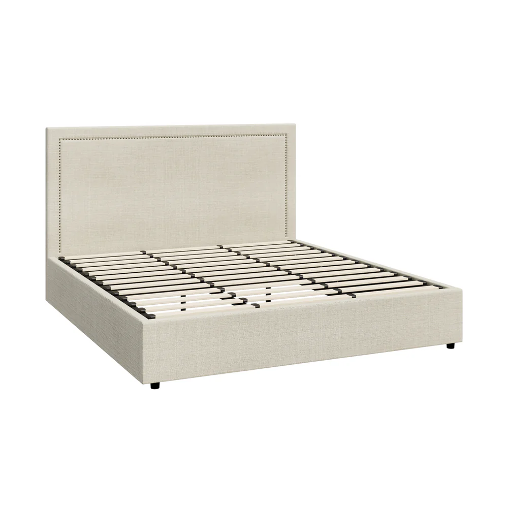 Mireille Gas Lift Storage Bed Frame - King - Image 2