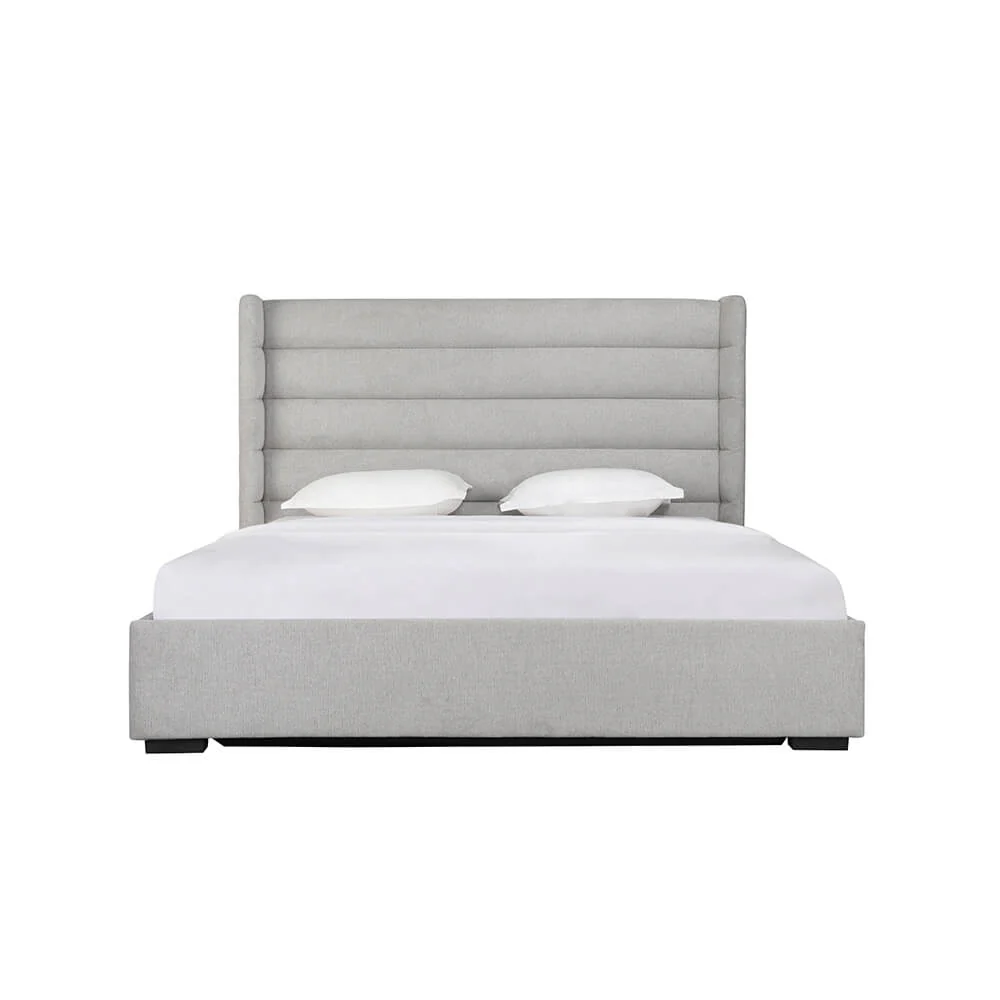 Mosman Gas Lift Upholstered King Bed Frame - Image 3