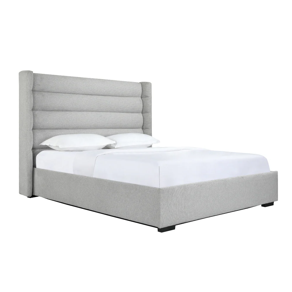 Mosman Gas Lift Upholstered King Bed Frame - Image 4
