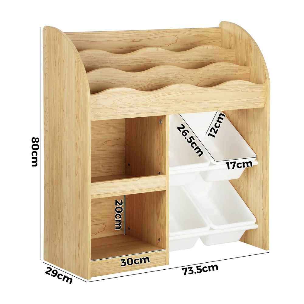 Kids' Amari Bookcase with Storage - Image 5