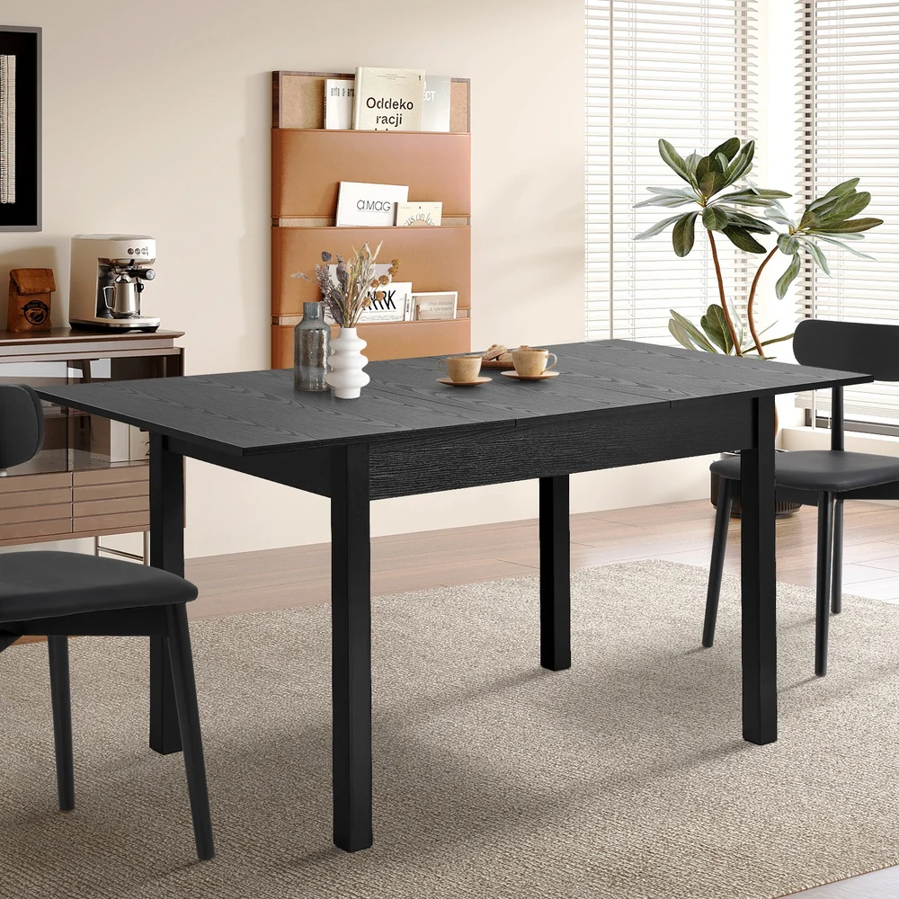 Raijin 6 Seater Dining Table Black - Image 2