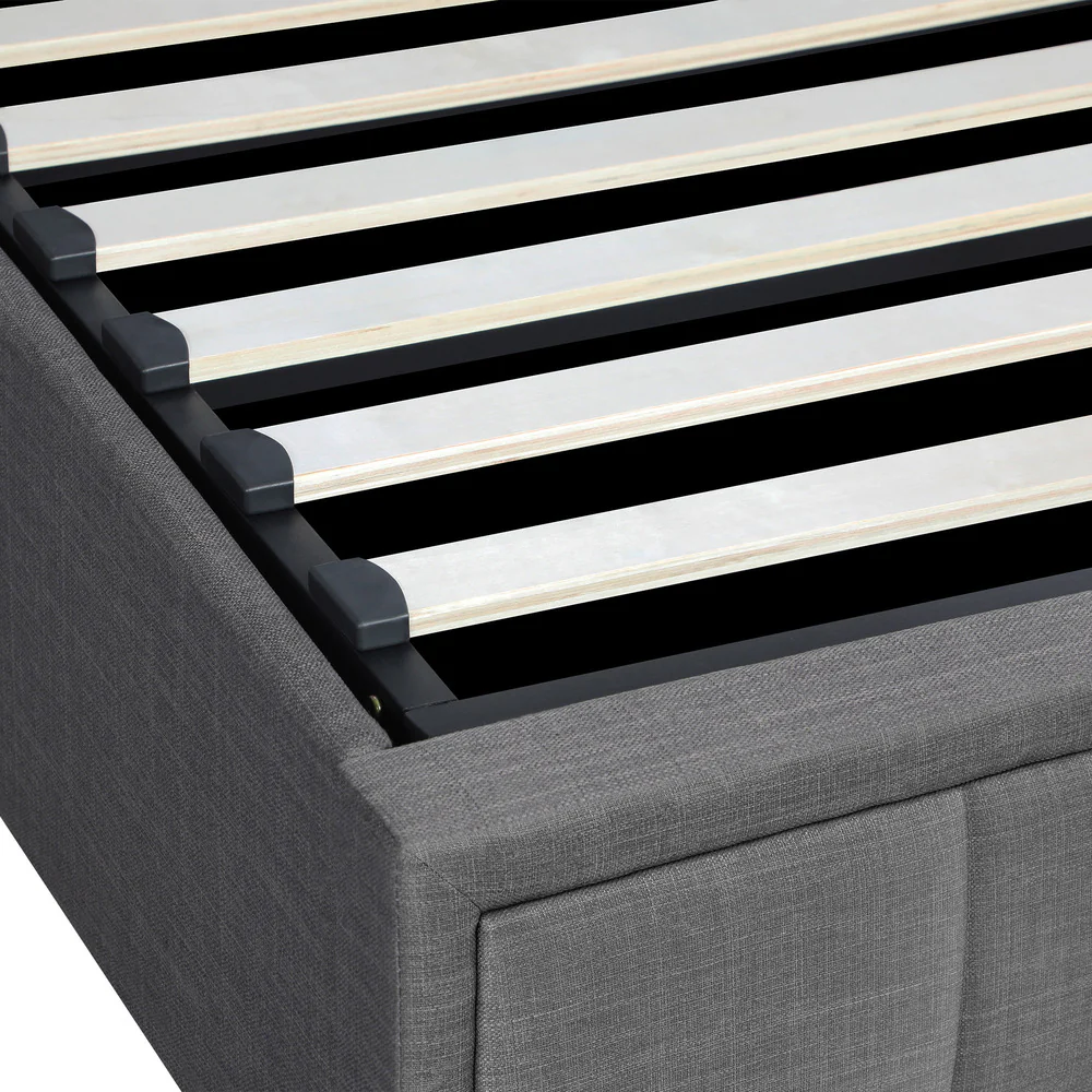 Reese Upholstered Gas Lift Bed - King - Image 7