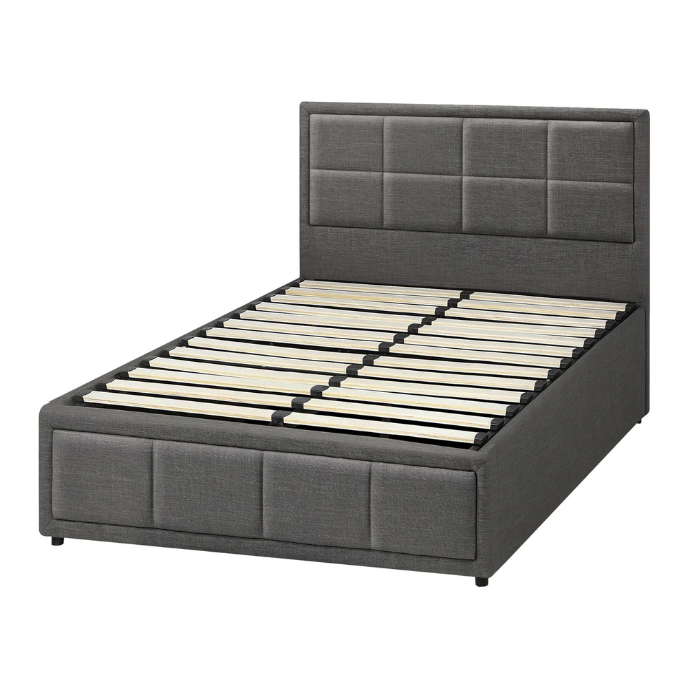 Reese Upholstered Gas Lift Bed - King Single - Image 4
