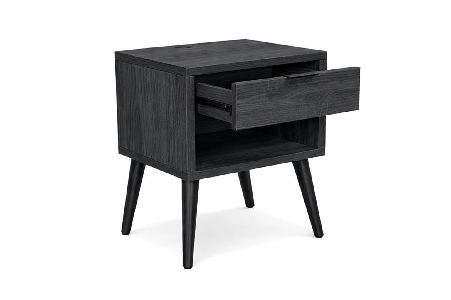 Rio Bedside Table Charcoal - Image 4
