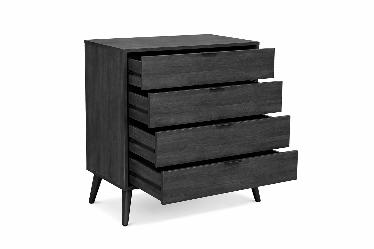Rio 4 Draw Tallboy  Charcoal - Image 4