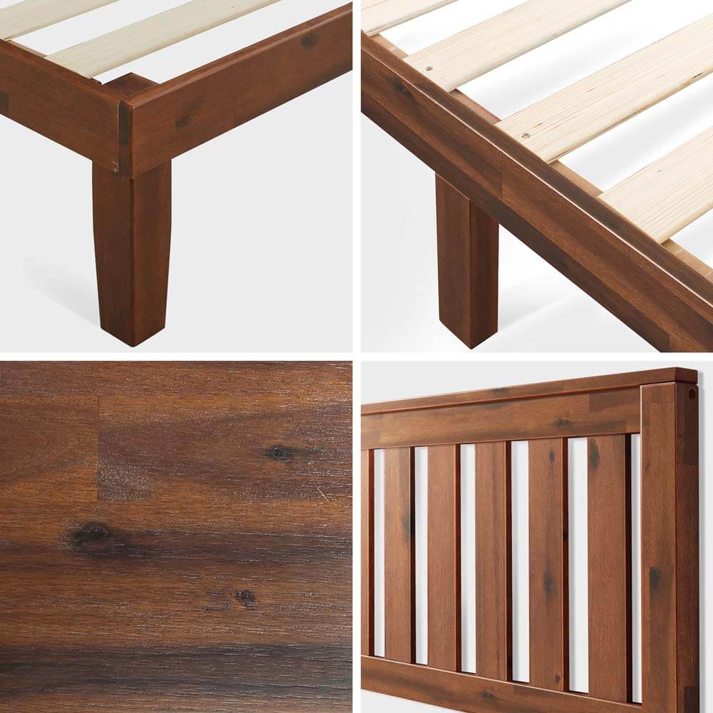 Ritzy Solid Wood Queen Bed Frame - Image 6