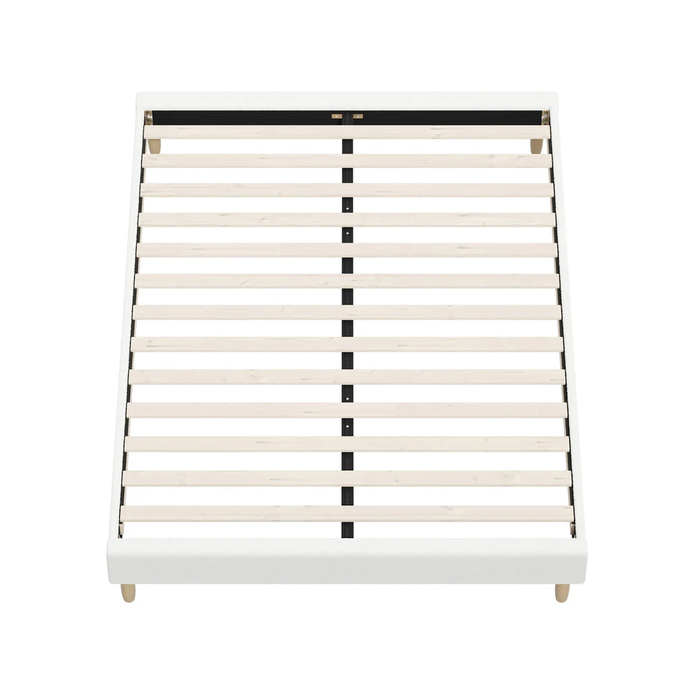 Siena Boucle Bed Base - Queen - Image 3