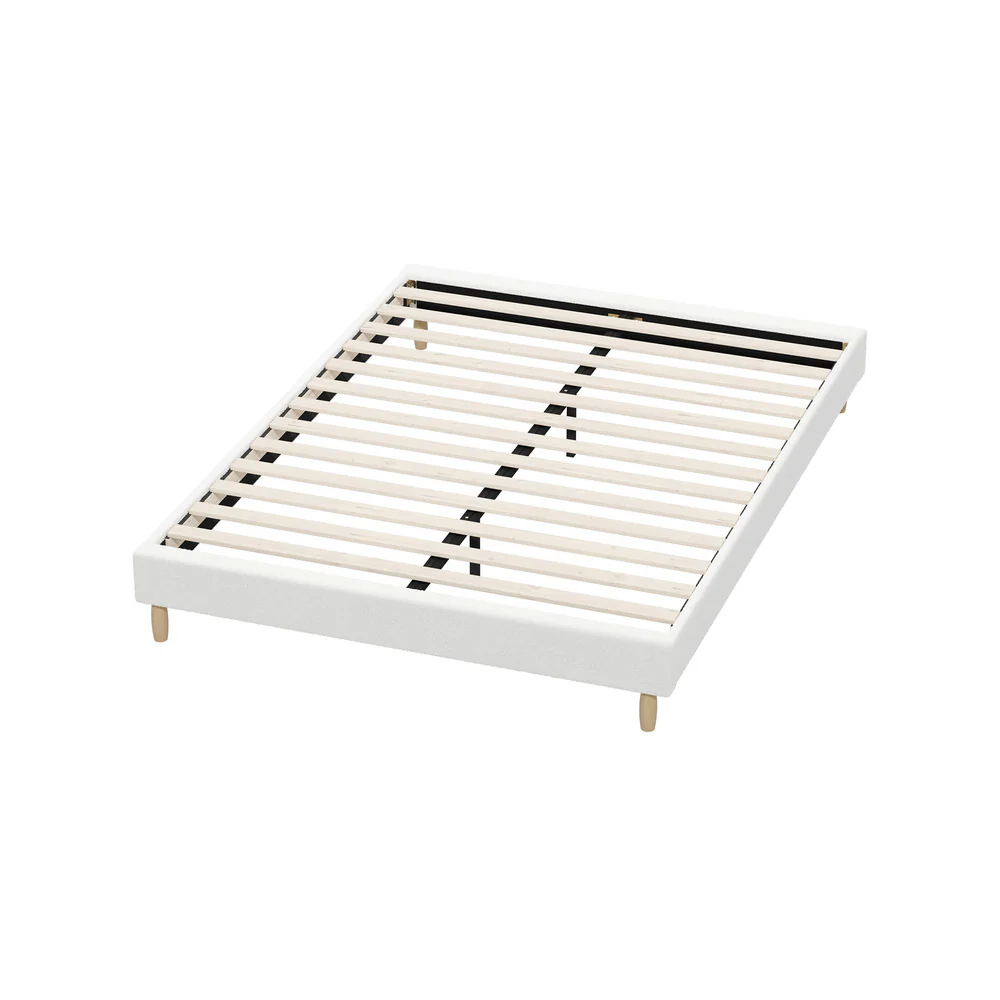 Siena Boucle Bed Base - Queen - Image 5