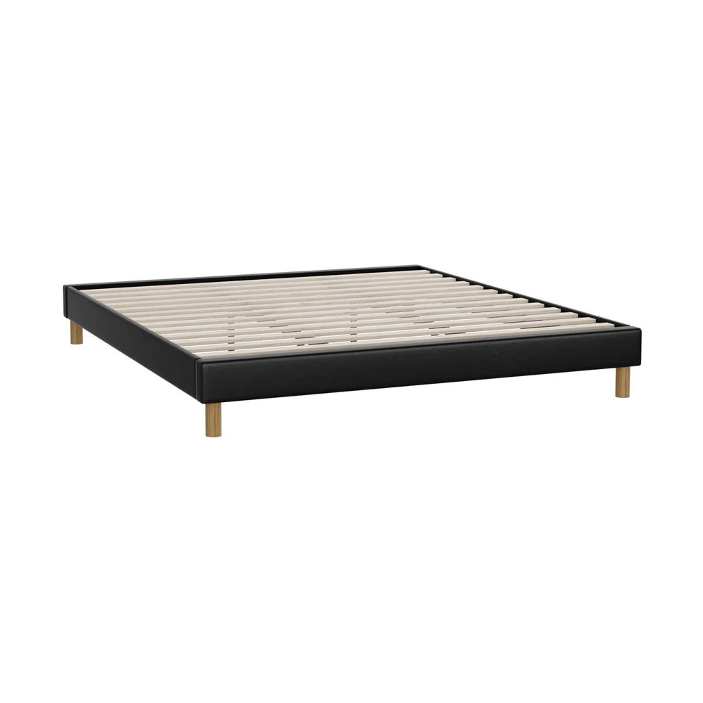 Siena Faux Leather Bed Base - King - Image 2