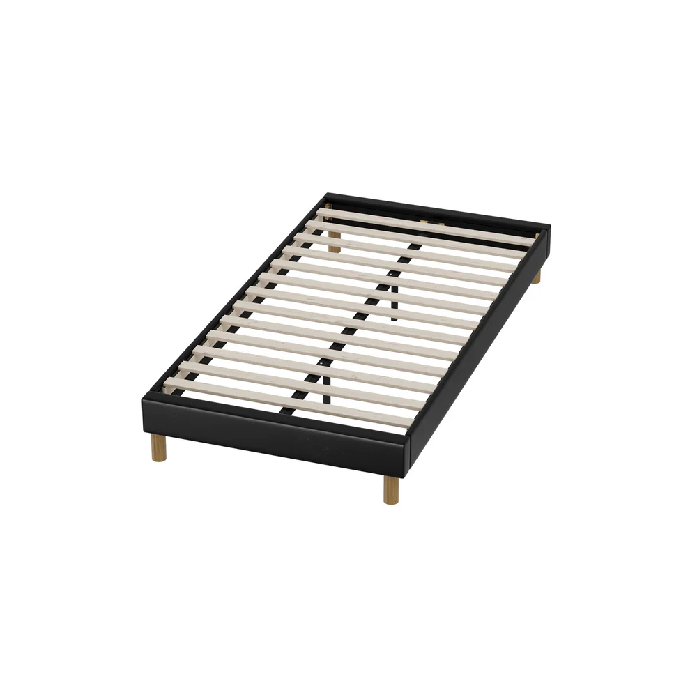 Siena Faux Leather Bed Base - King Single - Image 6
