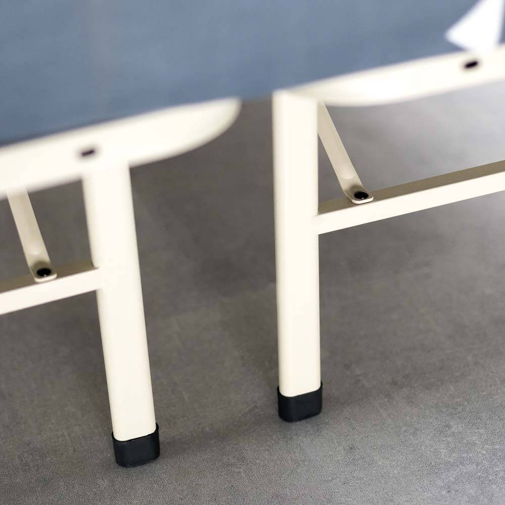 SmartBase Folding Metal Bed Base White Queen - Image 8