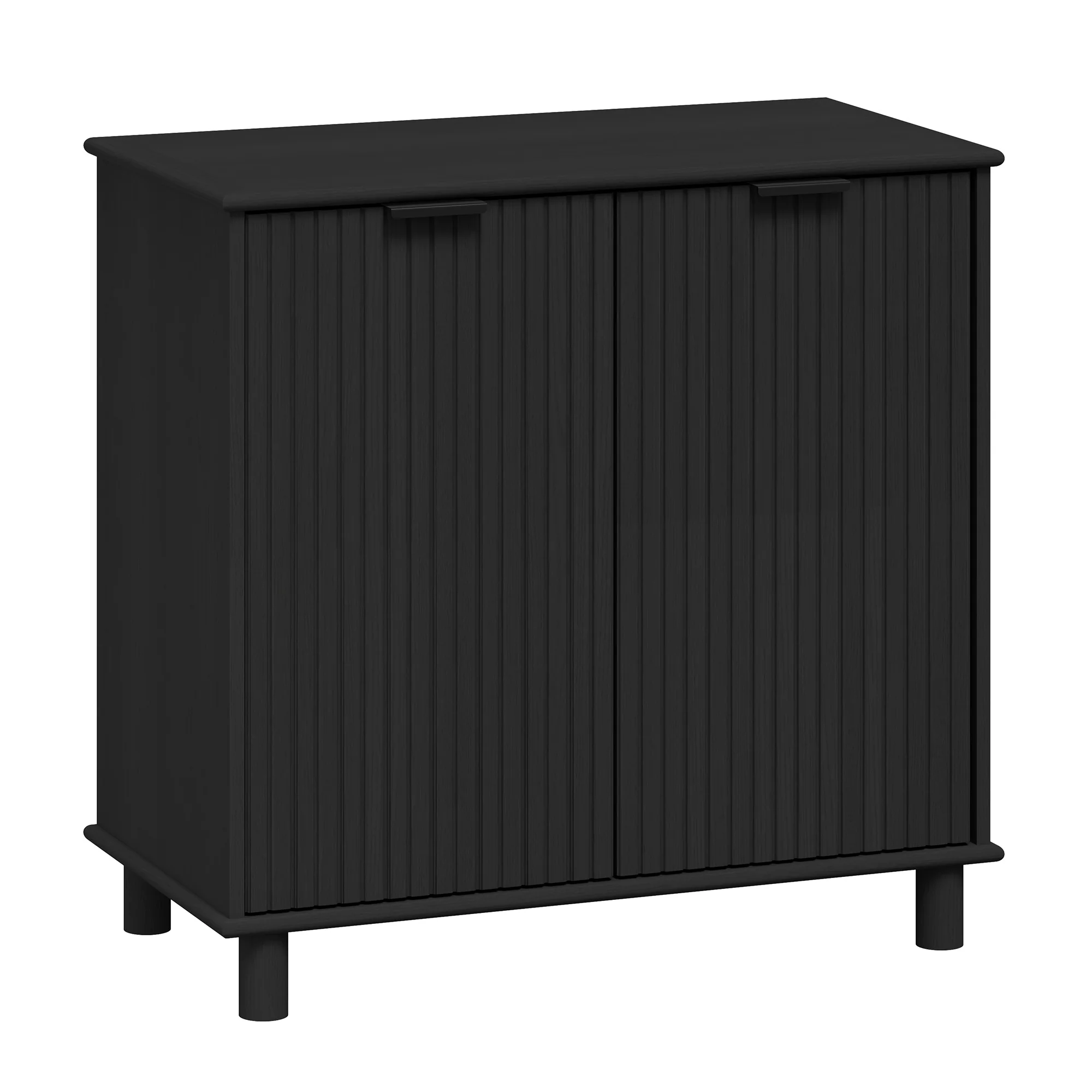 Sorrento 2 Door Sideboard - Black - Image 5