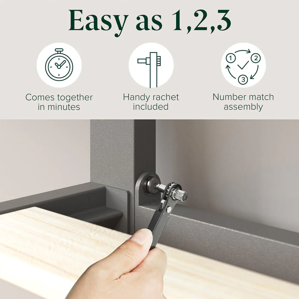 Studio Bed Frame - King Single - Image 6