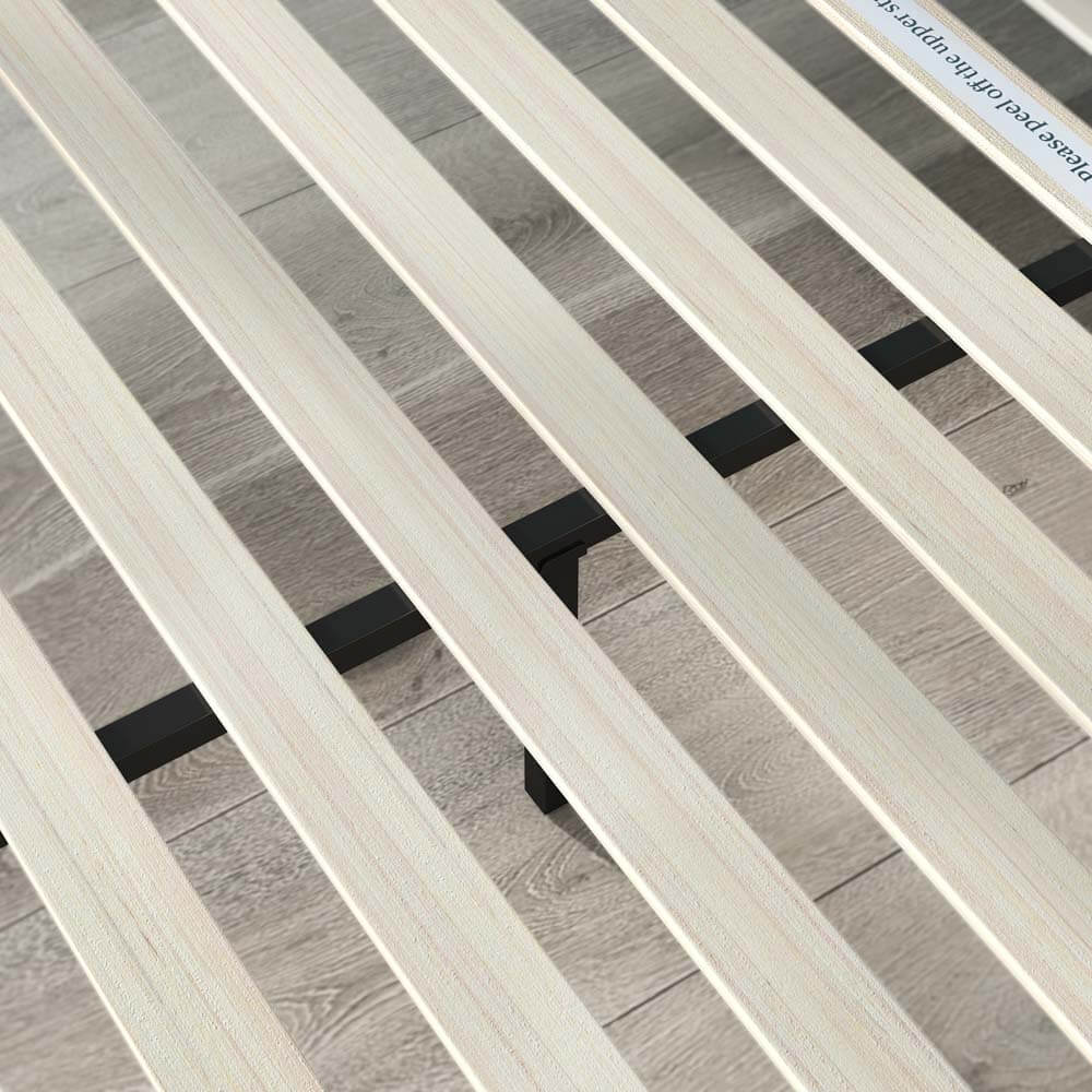 Suzanne Bamboo and Metal High Bed Base Single - Image 3