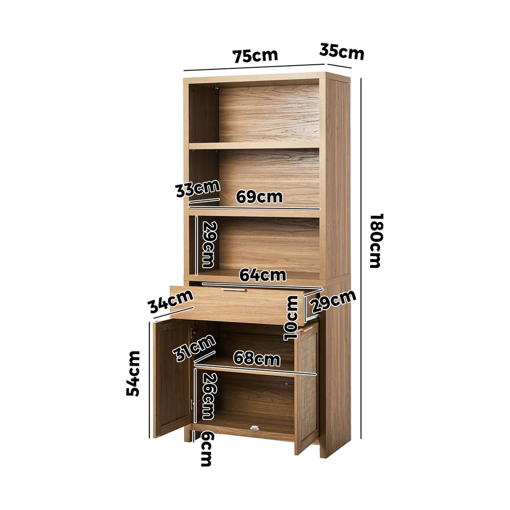 Weller Bookshelf Brown - Image 5
