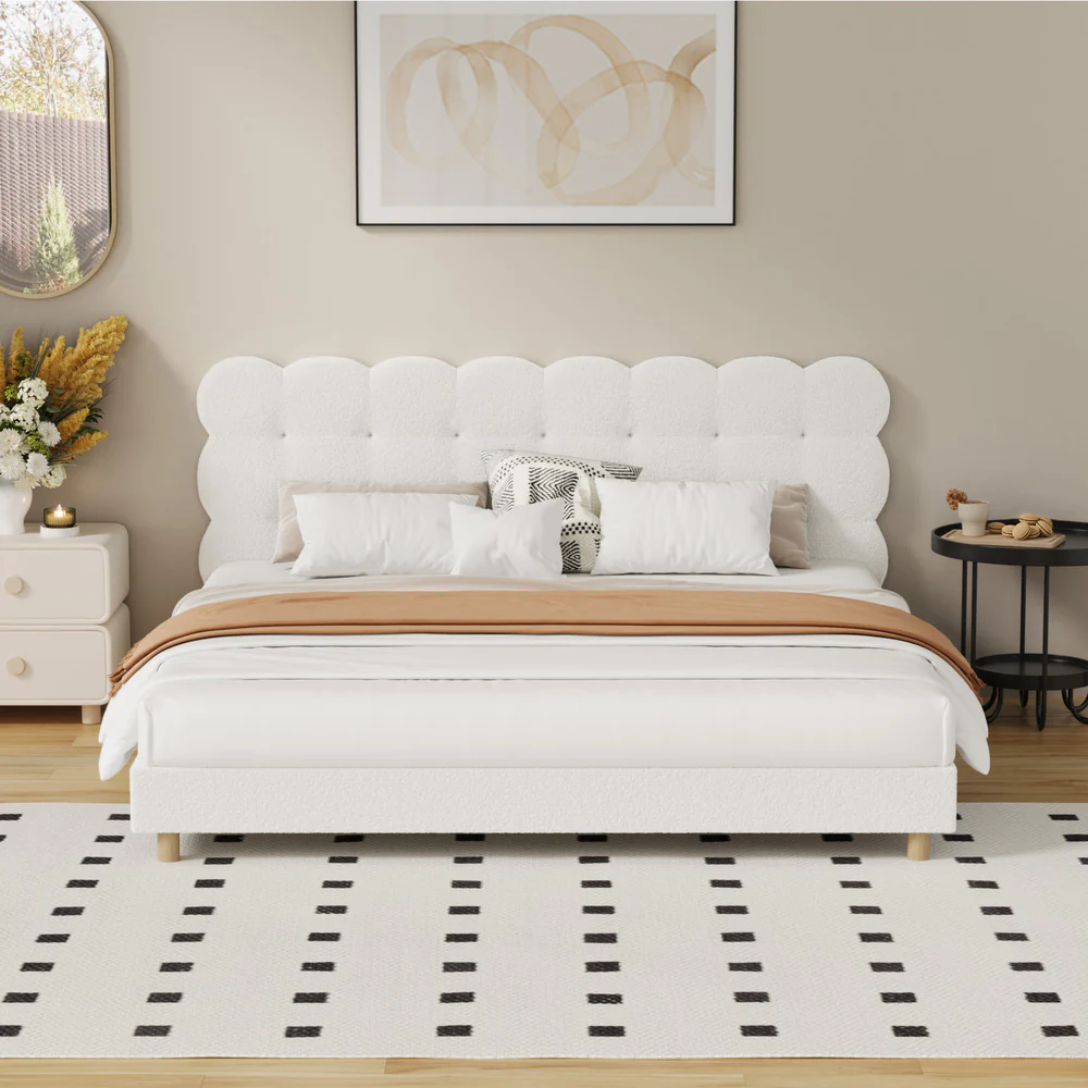 Winslow Boucle Platform Bed - Image 5