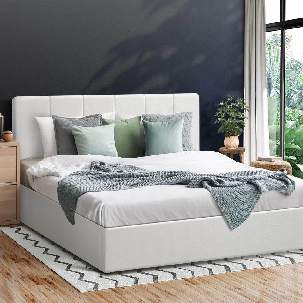 Zoe Gas Lift Bed PU Leather - Image 2
